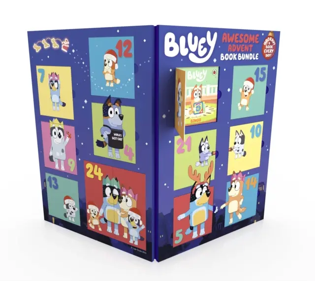 Bluey: Niesamowita książka adwentowa - Bluey: Awesome Advent Book Bundle