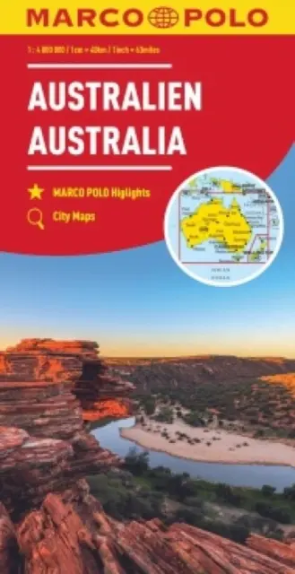 Australia Mapa Marco Polo - Australia Marco Polo Map