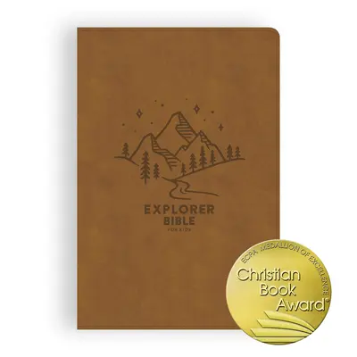 CSB Explorer Bible for Kids, Brown Mountains Leathertouch: Umieszczenie Słowa Bożego w środku Bożego świata - CSB Explorer Bible for Kids, Brown Mountains Leathertouch: Placing God's Word in the Middle of God's World