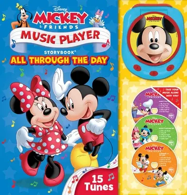 Disney Myszka Miki: Cały dzień z odtwarzaczem muzycznym - Disney Mickey Mouse: All Through the Day Music Player Storybook