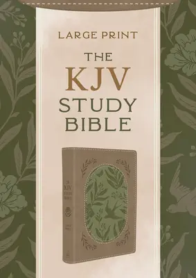Biblia do studiowania KJV, duży druk [Gałęzie oliwne] - The KJV Study Bible, Large Print [Olive Branches]