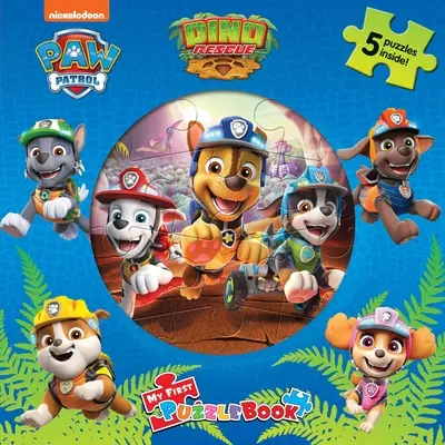 Paw Patrol Dino Rescue Moja pierwsza książka z puzzlami - Paw Patrol Dino Rescue My First Puzzle Book