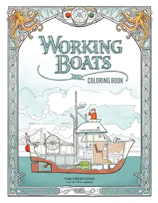 Kolorowanka z pracującymi łodziami - Working Boats Coloring Book