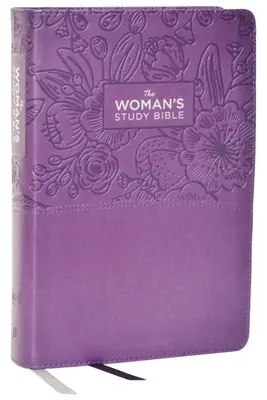Kjv, the Woman's Study Bible, Purple Leathersoft, Red Letter, Full-Color Edition, Comfort Print: Przyjmowanie Bożej prawdy dla równowagi, nadziei i przemiany - Kjv, the Woman's Study Bible, Purple Leathersoft, Red Letter, Full-Color Edition, Comfort Print: Receiving God's Truth for Balance, Hope, and Transfor