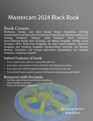 Czarna książka Mastercam 2024 - Mastercam 2024 Black Book