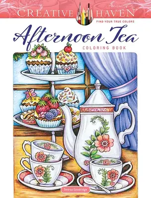 Kolorowanka Creative Haven Popołudniowa herbatka - Creative Haven Afternoon Tea Coloring Book