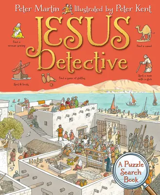 Jezusowy detektyw: Książka z łamigłówkami - Jesus Detective: A Puzzle Search Book