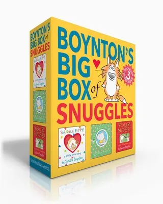 Boynton's Big Box of Snuggles (zestaw w pudełku): Szczeniaczek Przytulaczek; Książka o pępku; Twój nos! - Boynton's Big Box of Snuggles (Boxed Set): Snuggle Puppy!; Belly Button Book!; Your Nose!