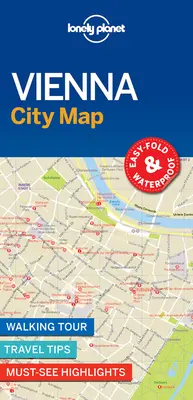 Lonely Planet Wiedeń mapa miasta 1 - Lonely Planet Vienna City Map 1