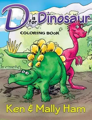 D jak dinozaur - kolorowanka - D Is for Dinosaur Coloring Book