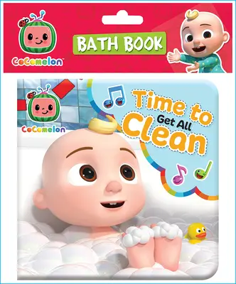 Książka do kąpieli Cocomelon Czas się umyć - Cocomelon Bath Book Time to Get All Clean