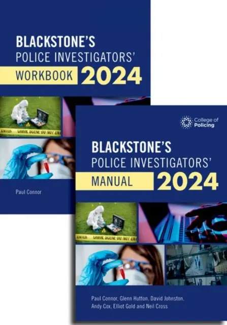 Podręcznik i zeszyt ćwiczeń dla śledczych policyjnych Blackstone 2024 - Blackstone's Police Investigators Manual and Workbook 2024