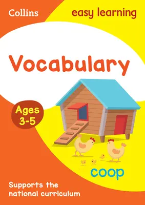 Collins Easy Learning Preschool - Zeszyt ćwiczeń słownictwa dla dzieci w wieku 3-5 lat - Collins Easy Learning Preschool - Vocabulary Activity Book Ages 3-5