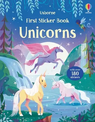 Pierwsza książka z naklejkami Jednorożce - First Sticker Book Unicorns