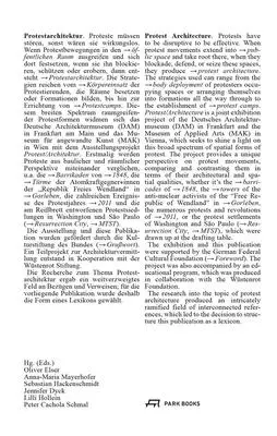 Architektura protestu: Barykady, obozy, taktyka przestrzenna 1830-2023 - Protest Architecture: Barricades, Camps, Spatial Tactics 1830-2023