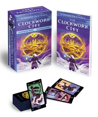 Niekończące się przeznaczenia: The Clockwork City: Interaktywna książka i gra karciana - Endless Destinies: The Clockwork City: Interactive Book and Card Game