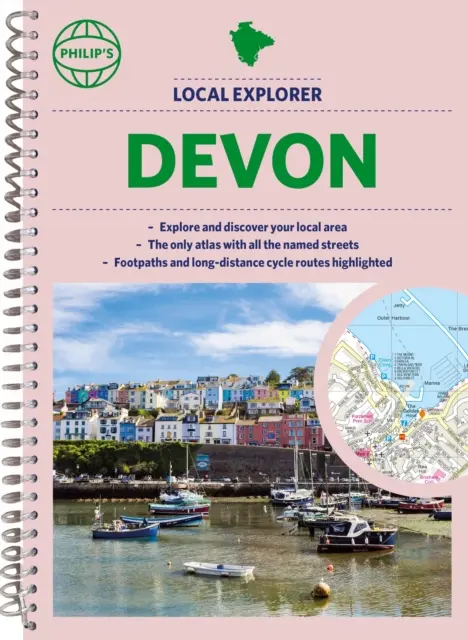 Atlas ulic Philip's Local Explorer Devon - Philip's Local Explorer Street Atlas Devon