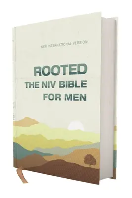 Rooted: Biblia NIV dla mężczyzn, twarda oprawa, kremowa, wygodny nadruk - Rooted: The NIV Bible for Men, Hardcover, Cream, Comfort Print