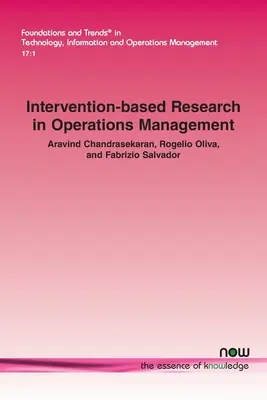 Badania oparte na interwencjach w zarządzaniu operacyjnym - Intervention-based Research in Operations Management