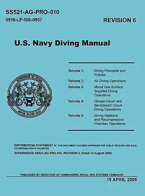 Podręcznik nurkowania Marynarki Wojennej Stanów Zjednoczonych (wersja 6, kwiecień 2008) - U.S. Navy Diving Manual (Revision 6, April 2008)