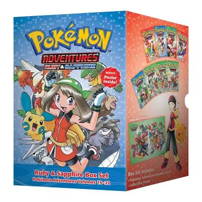 Pokmon Adventures Ruby & Sapphire Box Set: Zawiera tomy 15-22 - Pokmon Adventures Ruby & Sapphire Box Set: Includes Volumes 15-22