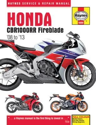 Honda Cbr1000rr Fireblade '08 do '13 - Honda Cbr1000rr Fireblade '08 to '13