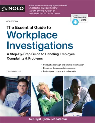 Niezbędny przewodnik po dochodzeniach w miejscu pracy: Przewodnik krok po kroku dotyczący postępowania ze skargami i problemami pracowników - The Essential Guide to Workplace Investigations: A Step-By-Step Guide to Handling Employee Complaints & Problems