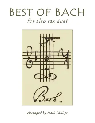 Best of Bach na saksofon altowy w duecie - Best of Bach for Alto Sax Duet