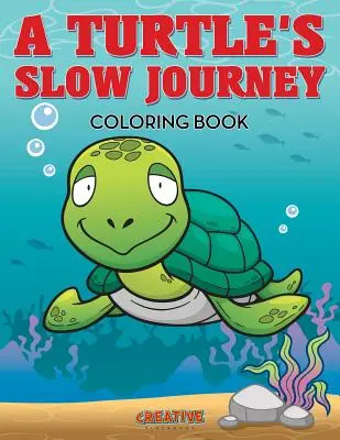 Powolna podróż żółwia - kolorowanka - A Turtle's Slow Journey Coloring Book