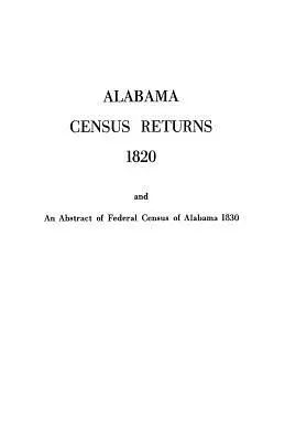 Alabama Census Returns 1820 - Publikacja genealogiczna - Alabama Census Returns 1820 - Genealogical Publishing