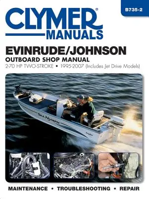 Clymer Evinrude/Johnson 2-70 KM, 2-suwowy silnik zaburtowy - 1995-2007 - Clymer Evinrude/Johnson 2-70 Hp, 2-Stroke Outboard - 1995-2007