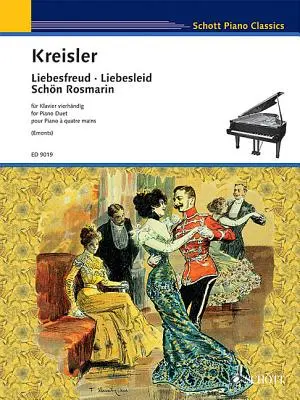 Liebesfreud * Liebeslied * Schon Rosmarin: Duet fortepianowy - Liebesfreud * Liebeslied * Schon Rosmarin: Piano Duet