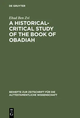 Historyczno-krytyczne studium Księgi Obadiasza - A Historical-Critical Study of the Book of Obadiah