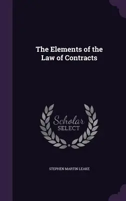 Elementy prawa umów - The Elements of the Law of Contracts