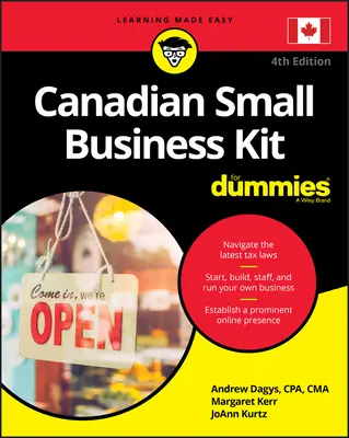Kanadyjski zestaw dla małych firm dla opornych, wydanie 4 - Canadian Small Business Kit For Dummies, 4th Edition