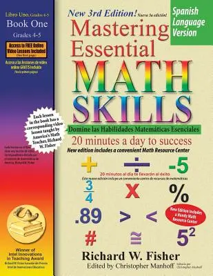 Mastering Essential Math Skills Book 1, hiszpańska wersja językowa - Mastering Essential Math Skills Book 1, Spanish Language Version