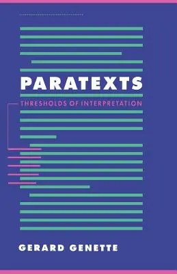 Parateksty: Progi interpretacji - Paratexts: Thresholds of Interpretation