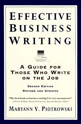 Skuteczne pisanie biznesowe: Strategie, sugestie i przykłady - Effective Business Writing: Strategies, Suggestions and Examples