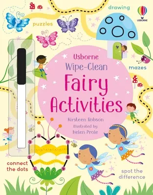 Wróżki do wycierania - Wipe-Clean Fairy Activities