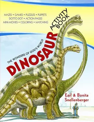 Książka z ćwiczeniami z dinozaurami Cuda świata Boga - The Wonders of God's World Dinosaur Activity Book