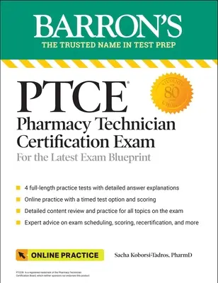 Ptce: Pharmacy Technician Certification Exam Premium: 4 testy praktyczne + kompleksowy przegląd + ćwiczenia online - Ptce: Pharmacy Technician Certification Exam Premium: 4 Practice Tests + Comprehensive Review + Online Practice