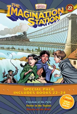 Imagination Station Books 3-Pack: Wolność nad wodospadem / Terror w tunelu / Ratunek na rzece - Imagination Station Books 3-Pack: Freedom at the Falls / Terror in the Tunnel / Rescue on the River