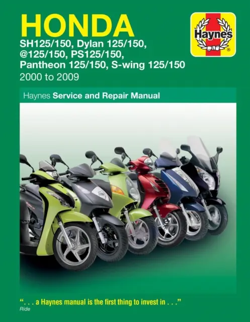 Skutery Honda 125 (SH, SES, NES, PES i FES 125) (00 - 09) - Honda 125 Scooters (SH, SES, NES, PES & FES 125) (00 - 09)