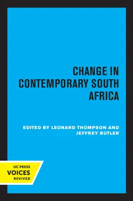 Zmiany we współczesnej Afryce Południowej: Tom 17 - Change in Contemporary South Africa: Volume 17
