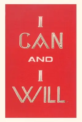 Vintage Journal I Can and I Will