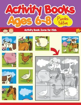 Książki aktywności w wieku 6-8 lat Puzzles Edition - Activity Books Ages 6-8 Puzzles Edition
