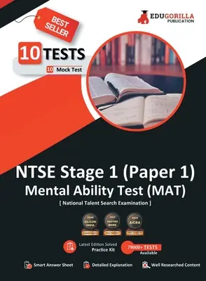 NTSE Stage 1 Paper 1: MAT (Mental Ability Test) Book Egzamin National Talent Search 10 pełnometrażowych próbnych testów (ponad 1000 rozwiązanych pytań) za darmo Acc - NTSE Stage 1 Paper 1: MAT (Mental Ability Test) Book National Talent Search Exam 10 Full-length Mock Tests (1000+ Solved Questions) Free Acc