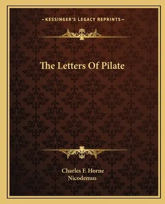 Listy Piłata - The Letters Of Pilate
