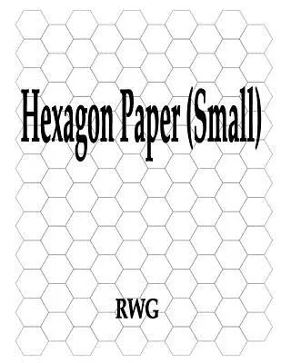 Papier sześciokątny (mały): 100 stron 8,5 x 11 - Hexagon Paper (Small): 100 Pages 8.5 X 11