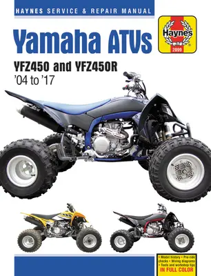 Yamaha Yfz450/450r Atv, 2004-2017 Podręcznik napraw Haynes - Yamaha Yfz450/450r Atv, 2004-2017 Haynes Repair Manual